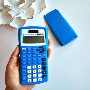 Texas Instruments TI-30X IIS Scientific Calculator, Blue, Like New Condition